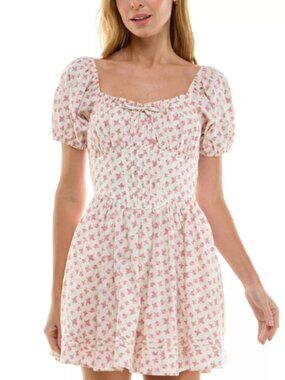 Row A Floral Print Cotton Dress Juniors Size XL